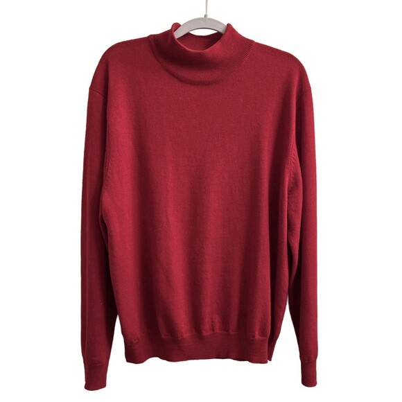 Club Room Women’s 100% Merino Wool Mock Neck Sweater Size M - Picture 1 of 8